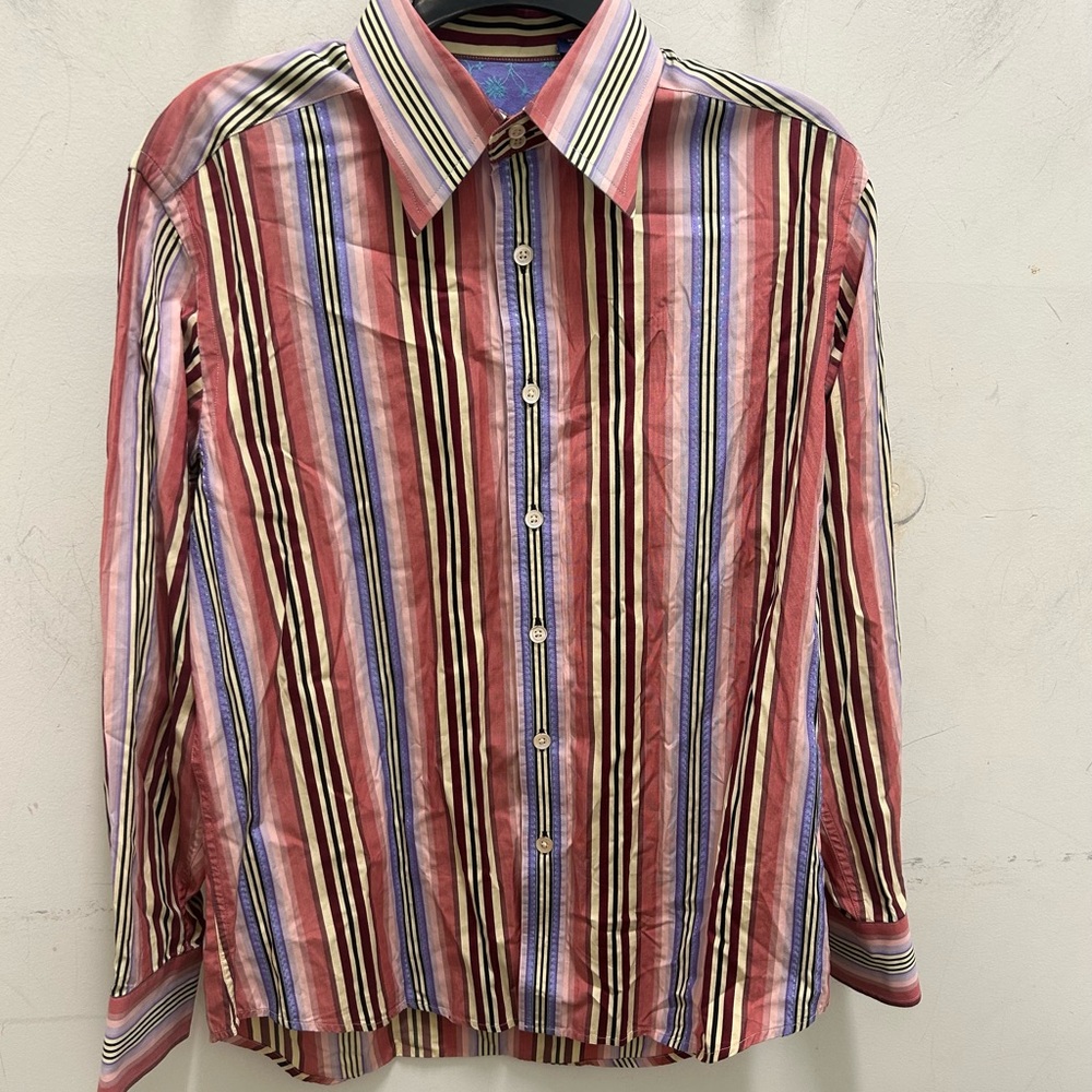 Robert Graham Striped Button Down Shirt